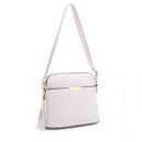 DS95314D Front Pocket Dome Crossbody w/ Tassel - MiMi Wholesale