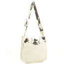 DS97160U2-6 Plain Cow Printed 2 in 1 Messenger Crossbody Bag - MiMi Wholesale