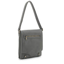 DSC31184LK Zipper Pocket Flap Over Concealed Carry Crossbody - MiMi Wholesale