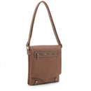 DSC31184LK Zipper Pocket Flap Over Concealed Carry Crossbody - MiMi Wholesale