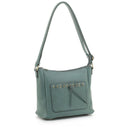 DSC31187LK Woven Detail Concealed Carry Crossbody - MiMi Wholesale