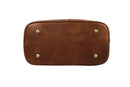 DSC31188LK Double Handled Front Pocket Concealed Carry Shoulder Bag - MiMi Wholesale