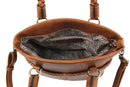 DSC31188LK Double Handled Front Pocket Concealed Carry Shoulder Bag - MiMi Wholesale