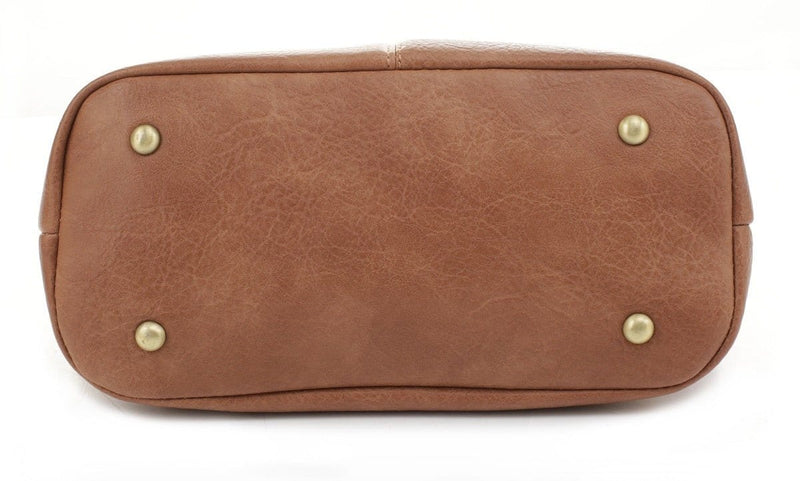 DSC31189LK Double Front Pocket Concealed Carry Shoulder Bag - MiMi Wholesale