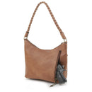DSC31189LK Double Front Pocket Concealed Carry Shoulder Bag - MiMi Wholesale