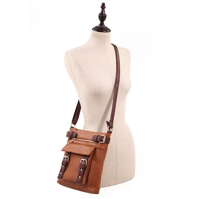 DSC98535LK Women's Concealed Carry Locking Purse Crossbody - MiMi Wholesale