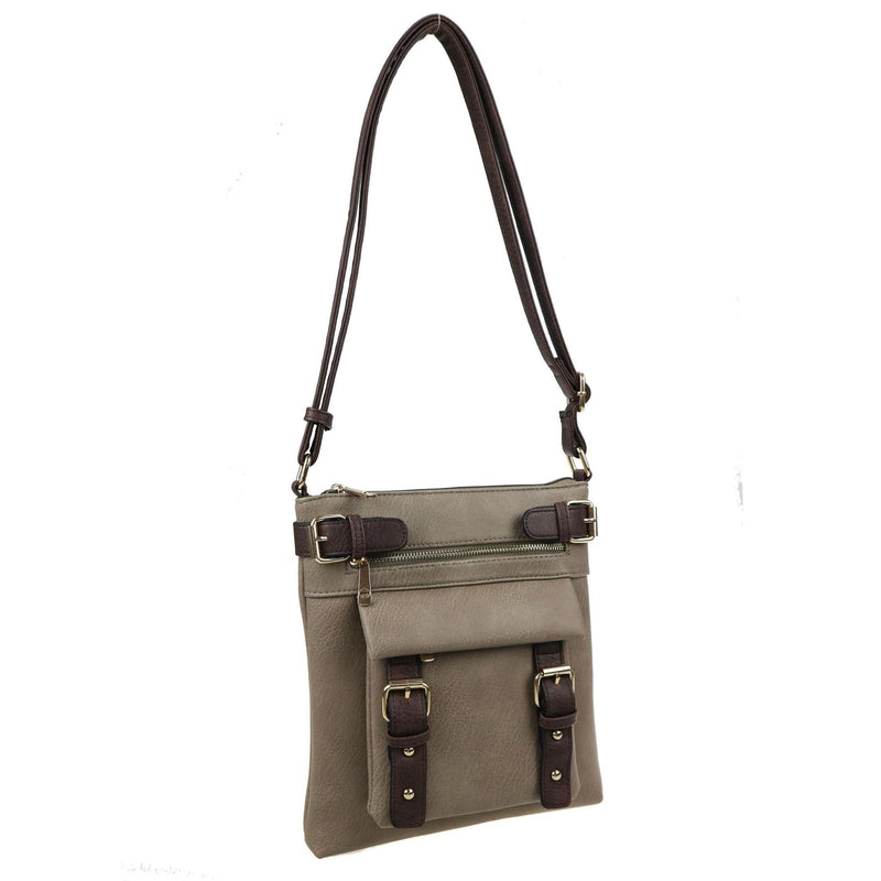 DSC98535LK Women's Concealed Carry Locking Purse Crossbody - MiMi Wholesale