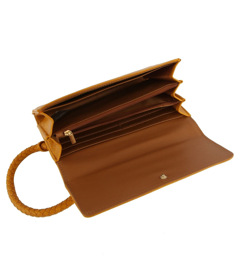 DX0155 Soft Vegan Leather Wallet/Clutch With Bangle - MiMi Wholesale