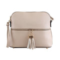 DX93031 HY3031 Dome Fashion Crossbody Bag with Tassel - MiMi Wholesale