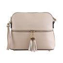 DX93031 HY3031 Dome Fashion Crossbody Bag with Tassel - MiMi Wholesale