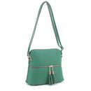 DX93031 HY3031 Dome Fashion Crossbody Bag with Tassel - MiMi Wholesale