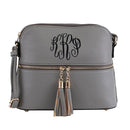 DX93031 HY3031 Dome Fashion Crossbody Bag with Tassel - MiMi Wholesale