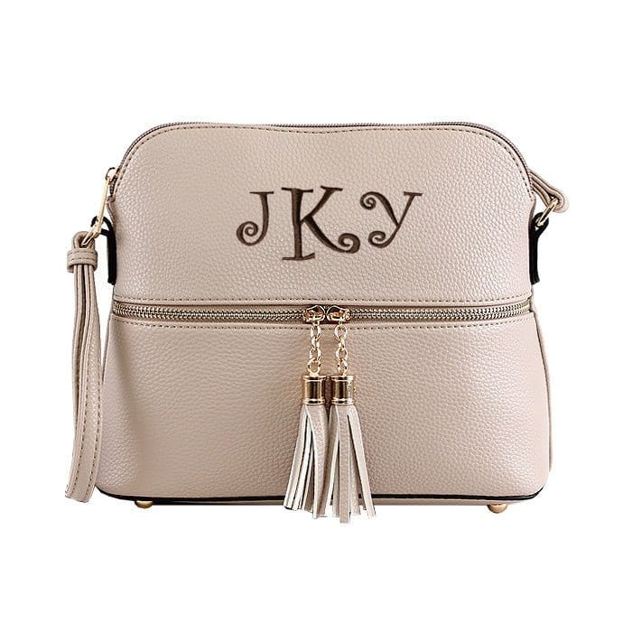 DX93031 HY3031 Dome Fashion Crossbody Bag with Tassel - MiMi Wholesale
