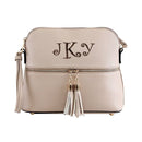 DX93031 HY3031 Dome Fashion Crossbody Bag with Tassel - MiMi Wholesale