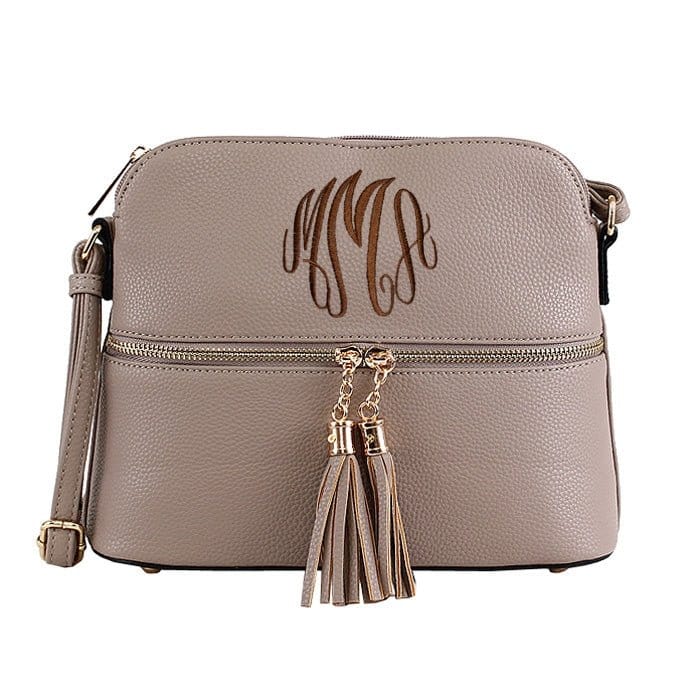 DX93031 HY3031 Dome Fashion Crossbody Bag with Tassel - MiMi Wholesale