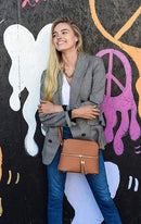 DX93031 HY3031 Dome Fashion Crossbody Bag with Tassel - MiMi Wholesale