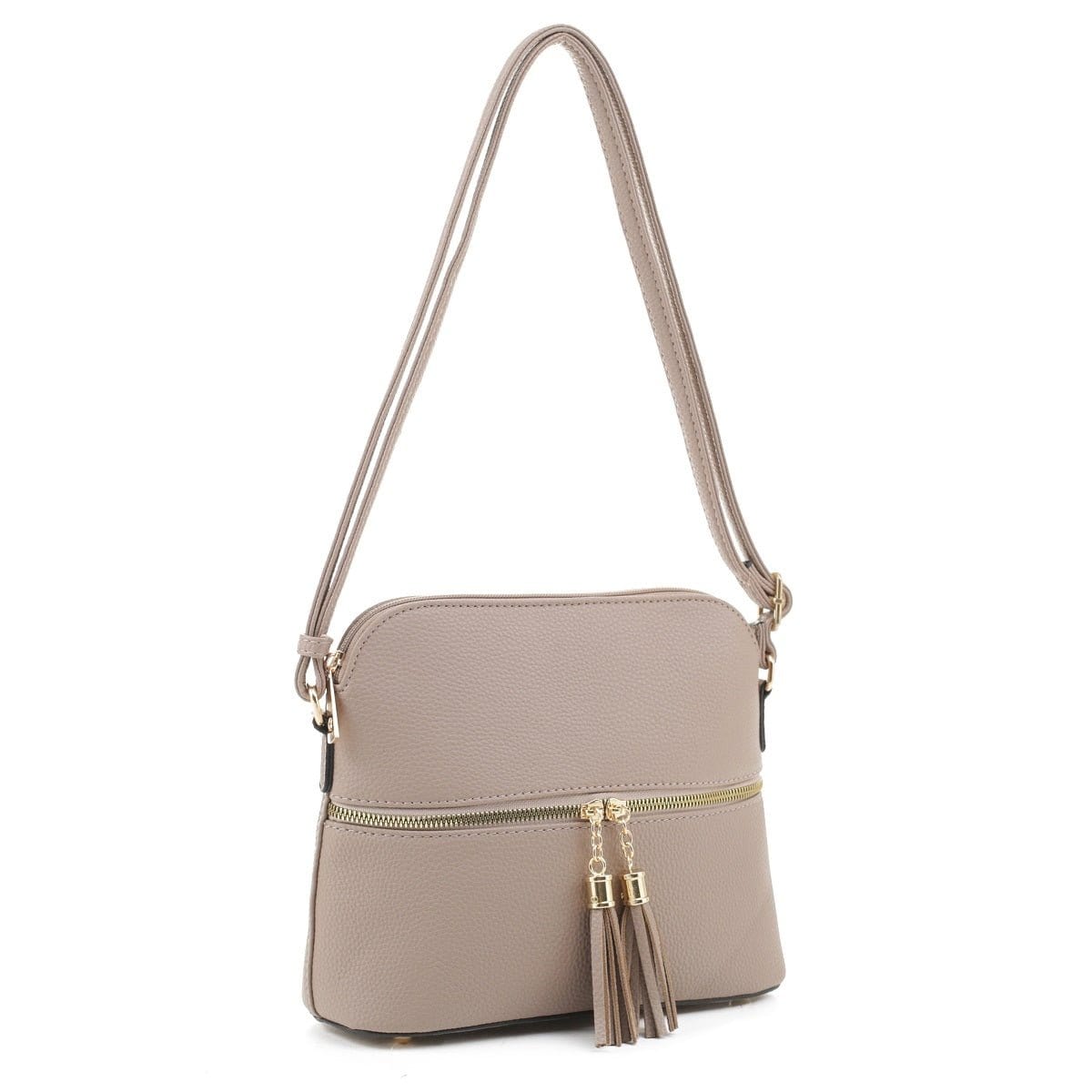 DX93031 HY3031 Dome Fashion Crossbody Bag with Tassel - MiMi Wholesale