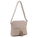DX93031 HY3031 Dome Fashion Crossbody Bag with Tassel - MiMi Wholesale
