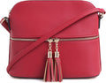 DX93031 HY3031 Dome Fashion Crossbody Bag with Tassel - MiMi Wholesale