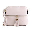 DX93031 HY3031 Dome Fashion Crossbody Bag with Tassel - MiMi Wholesale