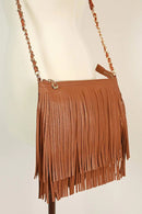 E031 Samantha Fringe Crossbody Bag - MiMi Wholesale