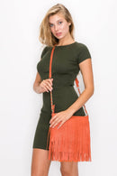 E031 Samantha Fringe Crossbody Bag - MiMi Wholesale