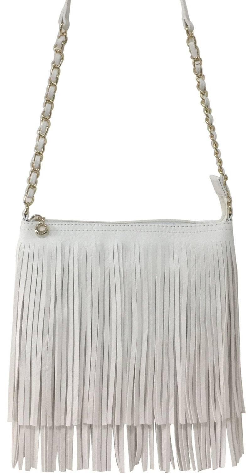 E031 Samantha Fringe Crossbody Bag - MiMi Wholesale