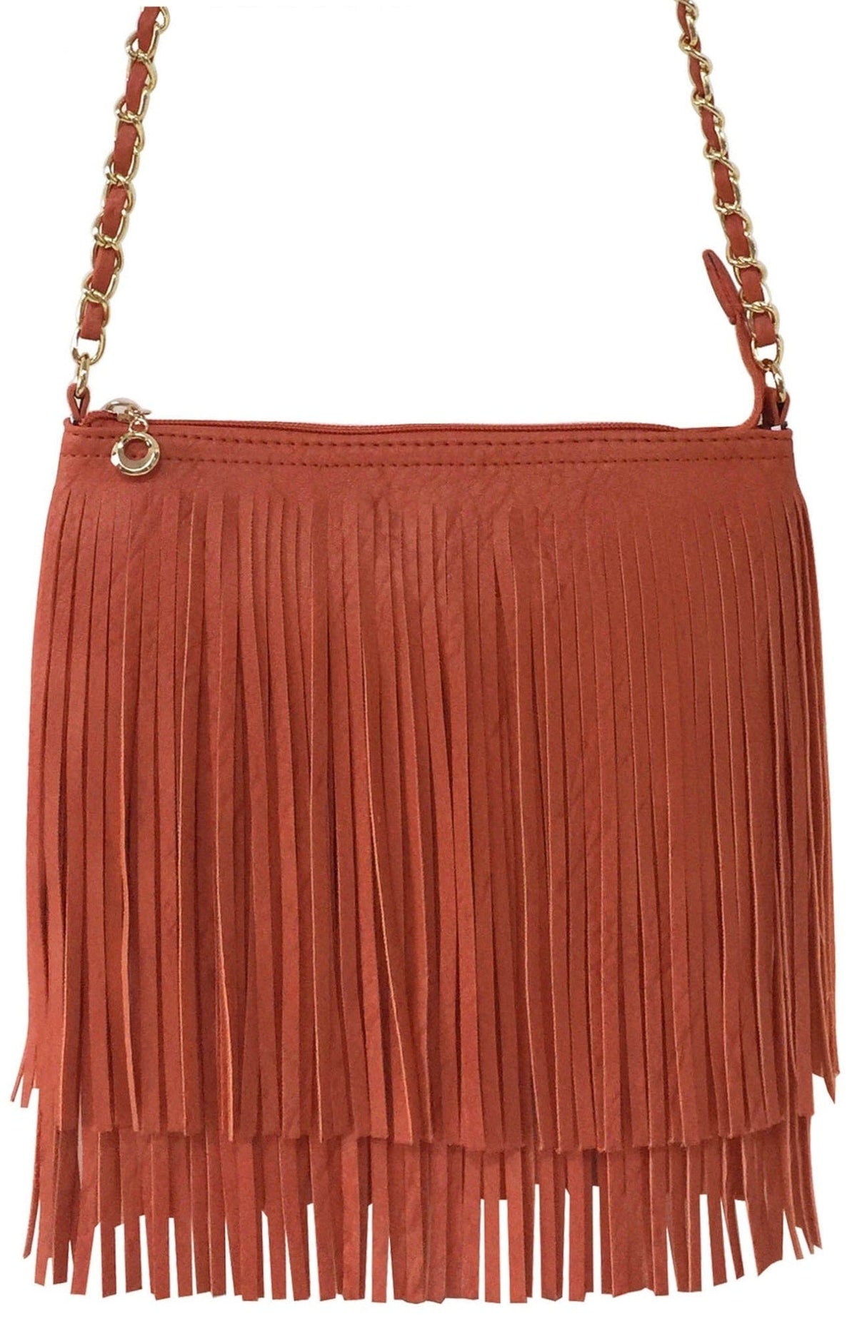 E031 Samantha Fringe Crossbody Bag - MiMi Wholesale