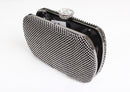 EG10015 Joanna Chain Rhinestone Party Clutch - MiMi Wholesale
