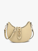 EH2450 Euphemia Half-Moon Crossbody w/ Metal Ring - MiMi Wholesale