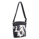 EJ60065C Cow Printed Shoulder Crossbody Bag - MiMi Wholesale
