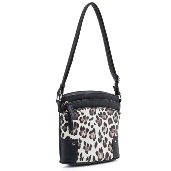 EJ60065L Leopard Printed Shoulder Crossbody Bag - MiMi Wholesale