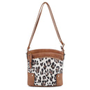 EJ60065L Leopard Printed Shoulder Crossbody Bag - MiMi Wholesale