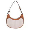 EJ601058 Essie Rounded Straw Shoulder Bag - MiMi Wholesale