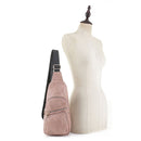 EJ91328 EM1328 Unisex Front Pocket Sling Backpack/Chest Pack - MiMi Wholesale