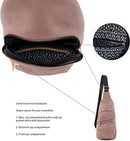 EJ91328 EM1328 Unisex Front Pocket Sling Backpack/Chest Pack - MiMi Wholesale