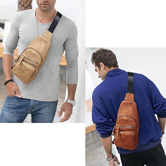 EJ91328 EM1328 Unisex Front Pocket Sling Backpack/Chest Pack - MiMi Wholesale