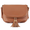 EM1352 Monogammable Fold-Over Crossbody w/ Tassels - MiMi Wholesale