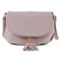 EM1352 Monogammable Fold-Over Crossbody w/ Tassels - MiMi Wholesale