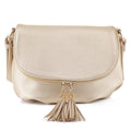 EM1352 Monogammable Fold-Over Crossbody w/ Tassels - MiMi Wholesale