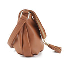 EM1352 Monogammable Fold-Over Crossbody w/ Tassels - MiMi Wholesale