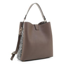 EM1504A Paisley Panel Three Compartment Handbag - MiMi Wholesale