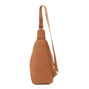 EM1508 Multi Pocket Sling Backpack/Chest Bag w/ Headphone Port - MiMi Wholesale