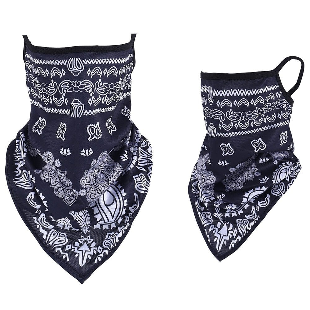 ES01 3pcs Monogrammable Mesh Breathable Neck Gaiter w/ Ear Loops (3pcs) - MiMi Wholesale