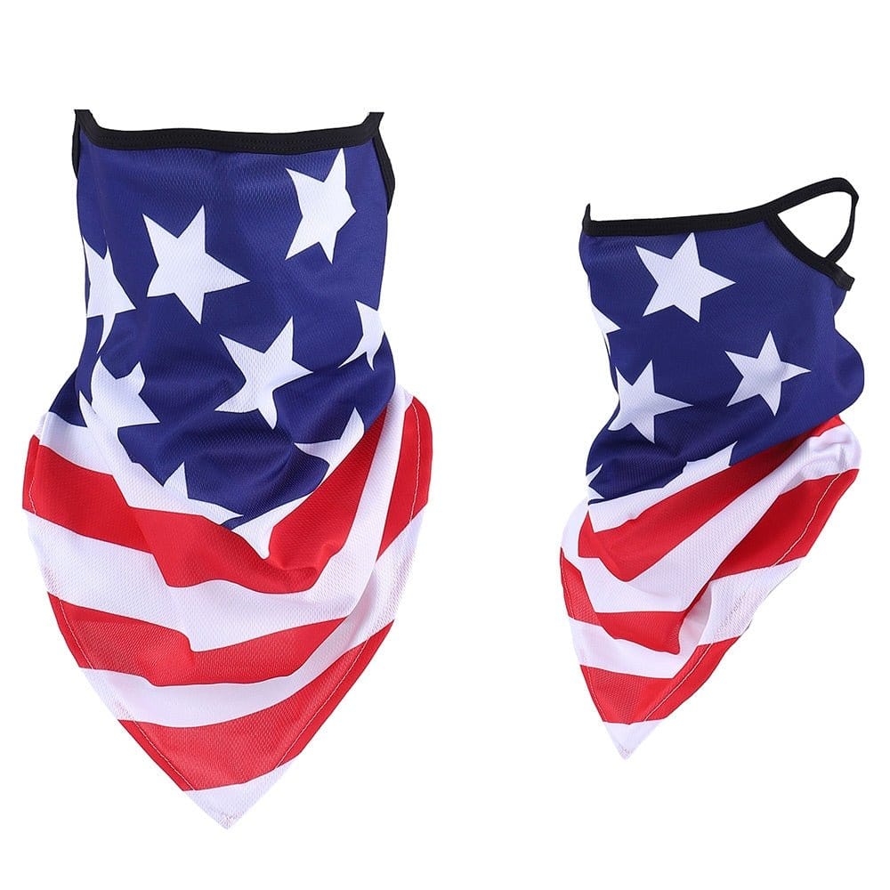 ES01 3pcs Monogrammable Mesh Breathable Neck Gaiter w/ Ear Loops (3pcs) - MiMi Wholesale
