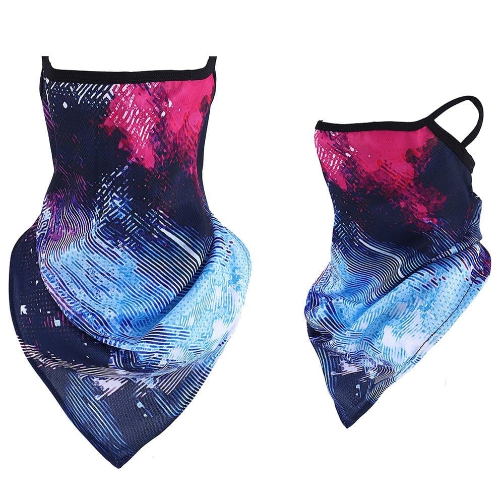 ES01 3pcs Monogrammable Mesh Breathable Neck Gaiter w/ Ear Loops (3pcs) - MiMi Wholesale