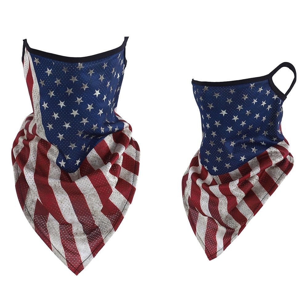 ES01 3pcs Monogrammable Mesh Breathable Neck Gaiter w/ Ear Loops (3pcs) - MiMi Wholesale