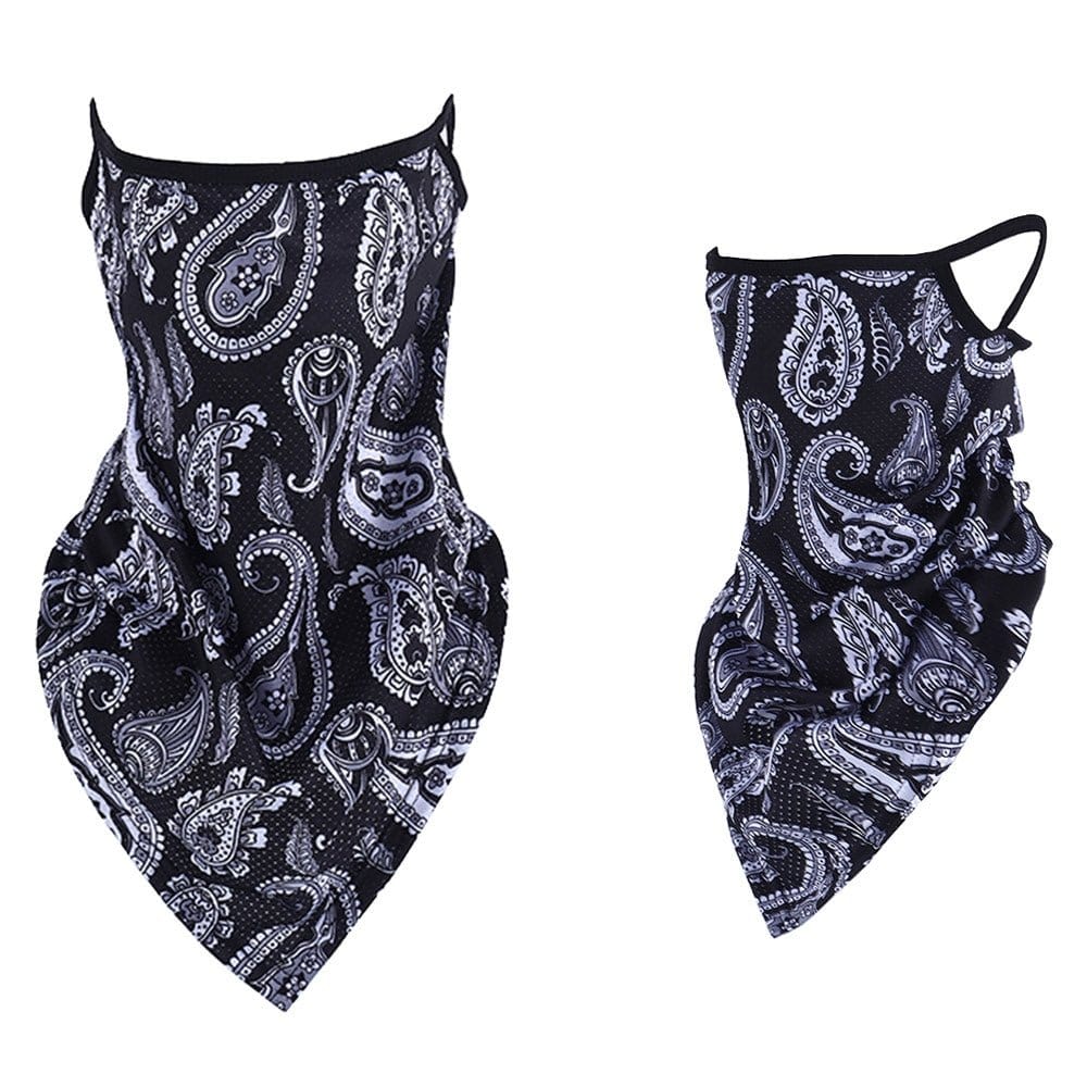 ES01 3pcs Monogrammable Mesh Breathable Neck Gaiter w/ Ear Loops (3pcs) - MiMi Wholesale