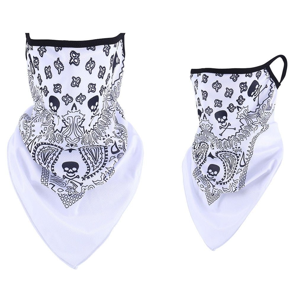 ES01 3pcs Monogrammable Mesh Breathable Neck Gaiter w/ Ear Loops (3pcs) - MiMi Wholesale