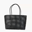 FA0005 Elysa See Through Woven Tote Bag - MiMi Wholesale